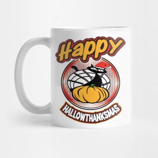 Happy Hallowthanksmas Mug